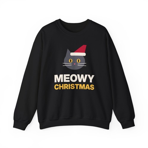 Felpa natalizia meowy - felpa,