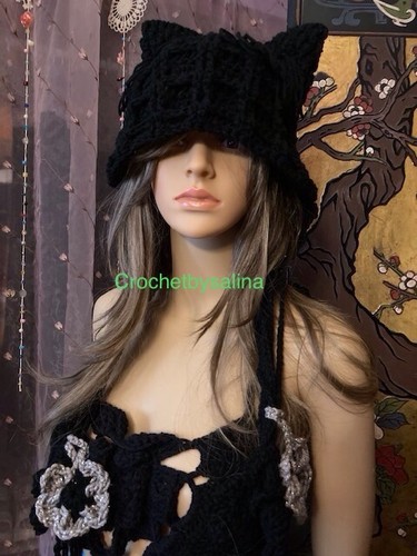 Cappello orecchio gatto