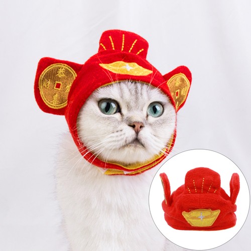 Durable red cotton pet - durable, hat
