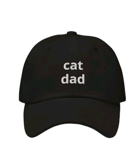 Cappello gatto papà ricamato - cappello,
