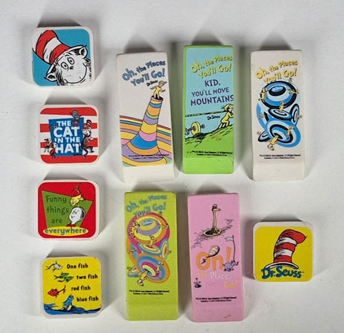 Seuss set gomma - seuss, gatto