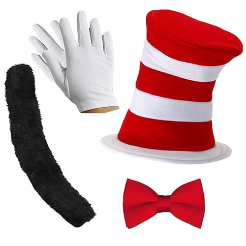 Set costume gatto con cappello