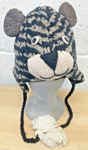 Cappello tigre gatto lavorato - cappello,