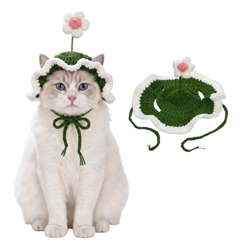 Cappello per gatti - , fiori