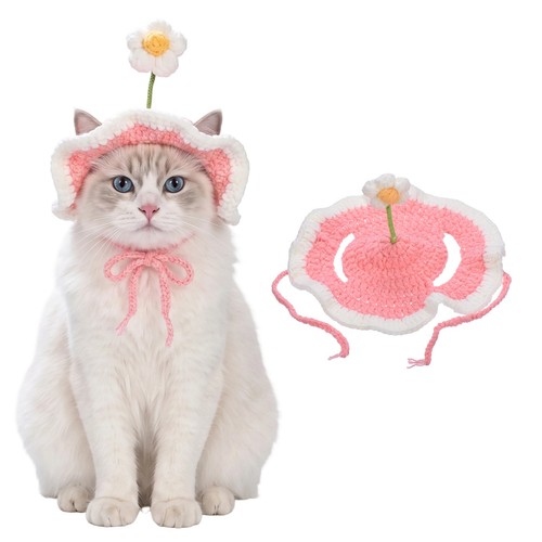 Cappello per gatti - , fiori