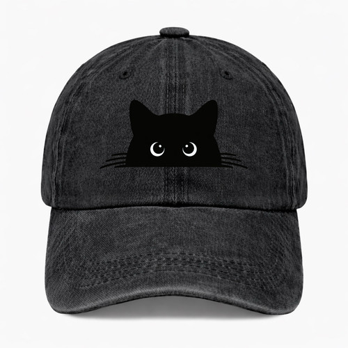 Cappello gatto nero simpatico