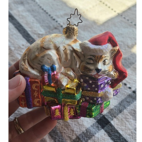 Christopher radko sleeping cat - radko,