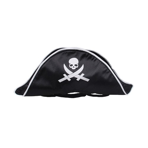 Costume pirata peluche nero - pirata,