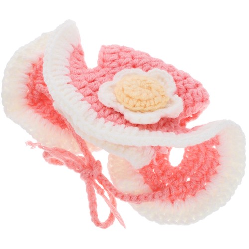 Cappello per gatti con fiori
